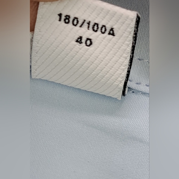 Burberry Men's Dress Shirt Formal Gatsby Blue Classic Fit Large 16 x 34 / 41 EU - Picture 15 of 16